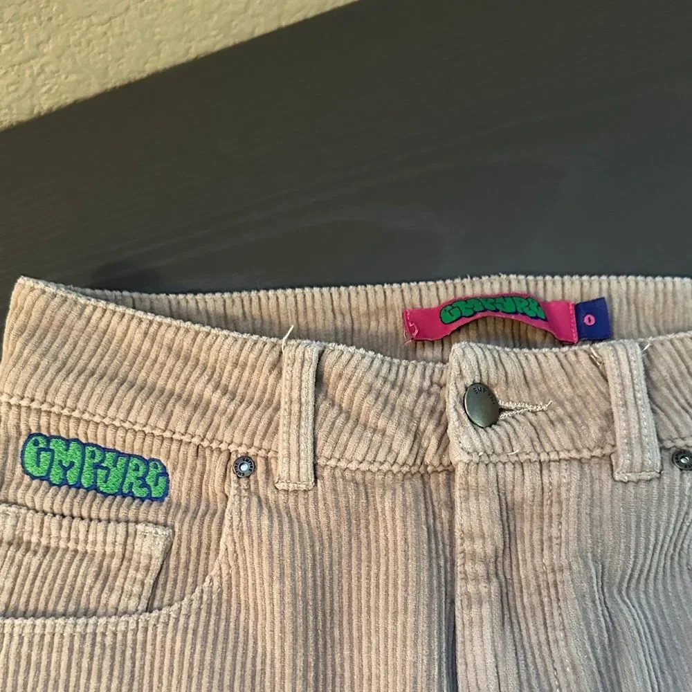 Empyre Tori Tan Corduroy Straight Leg Pants Size 0 - Picture 2 of 8